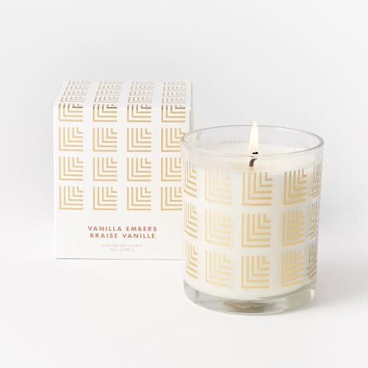 Glass Decal Scented Candle - Tumbler - Squares - Image 0