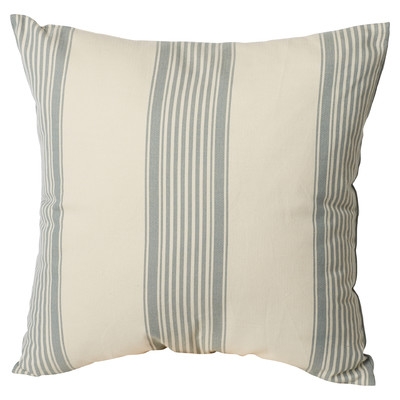 Loom and Mill Newport Throw Pillow - 21"  x 21"-Light Blue- Polyester fill insert - Image 0