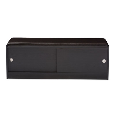 Clevedon Wood Storage Entryway Bench - Image 0