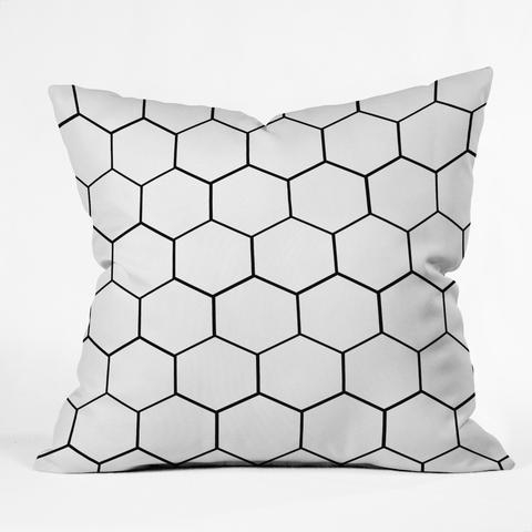 HONEY COMB Throw Pillow - 20x20, With INsert - Image 0