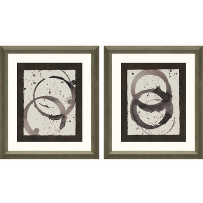 Astro Burst I by Lam 2 Piece Framed Painting Print Set - Image 0