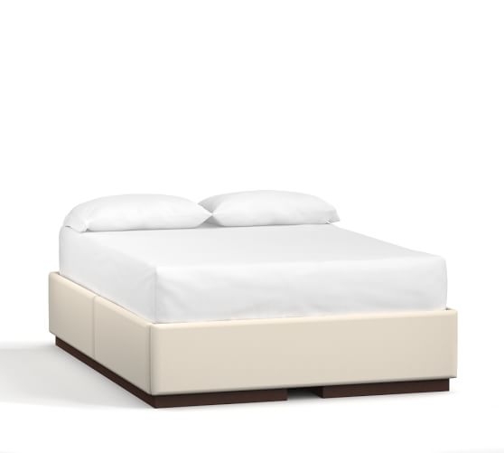 Upholstered Storage Platform Bed - King Bed - Image 0
