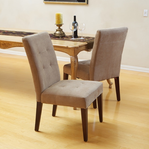 Talib Tufted Leather Dining Chair  Set of 2 - Image 0