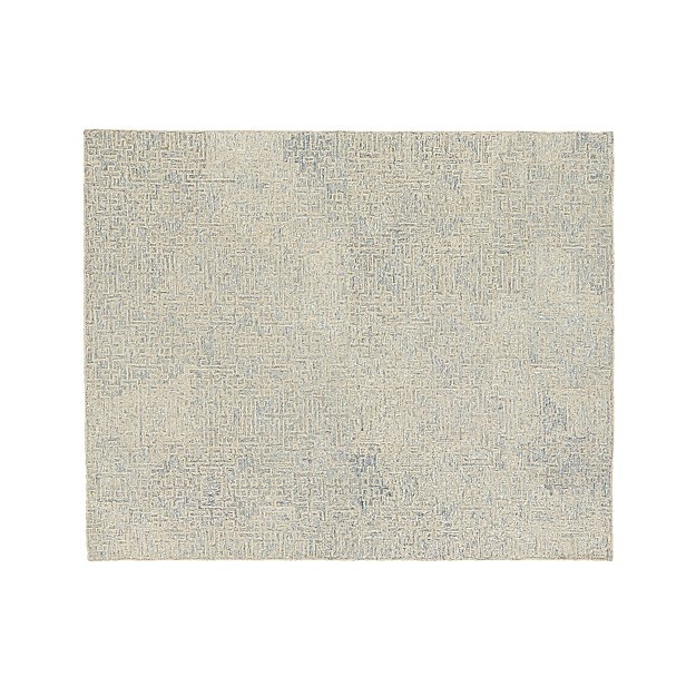 Trystan Blue Wool-Blend 8'x10' Rug - Image 0
