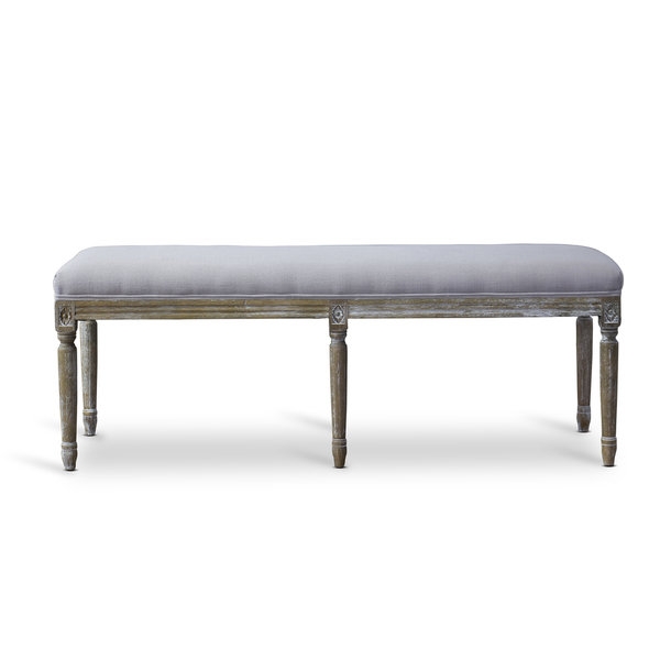 Clairette Wood Traditional French Bench - Image 0