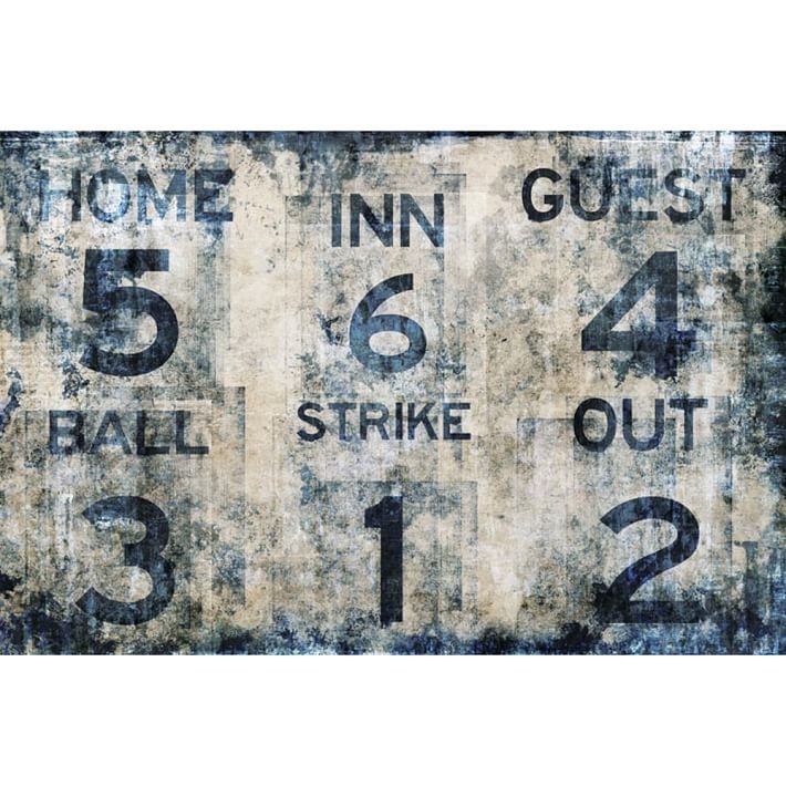 Baseball Scoreboard Wall Mural - Image 0