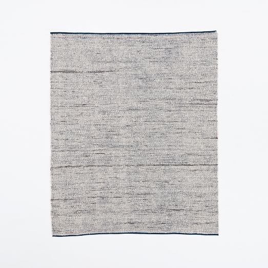 Plain Weave Sweater Wool Rug - Midnight - 9' x 12' - Image 0
