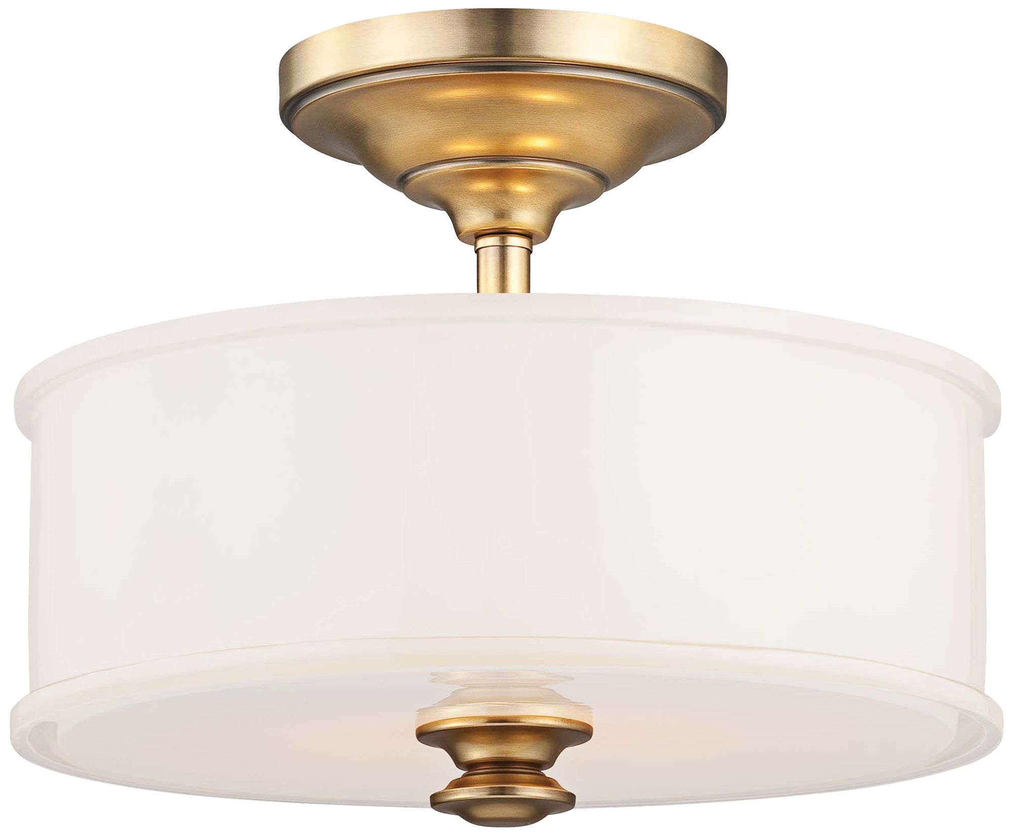 Harbour Point 13 1/2" Wide Liberty Gold Ceiling Light - Image 0