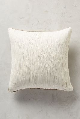 Arrowwood Pillow, 18"Sq, Ivory, Polyfill Insert - Image 0