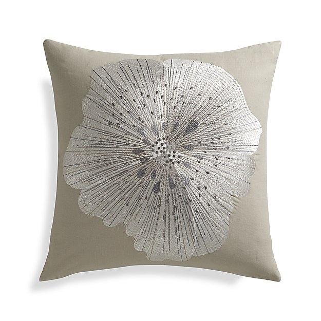 Bloom Frost 20" Pillow with Down-Alternative Insert - Image 0