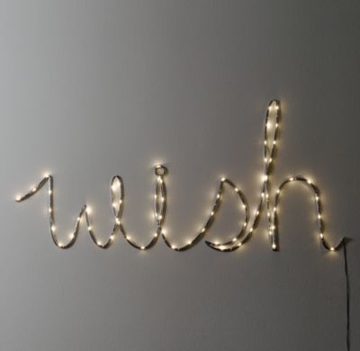 starry light wall decor "wish" - Image 0