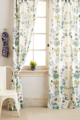 Kalei Curtain - Blue - 50"W x 96"L - Image 0
