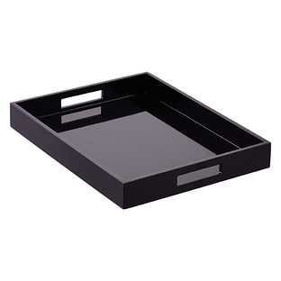 Black Lacquered Tray - Image 0