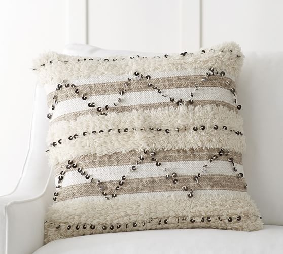 Rivka Moroccan Pillow Cover- 20" sq. - Insert Sold Separately - Image 0