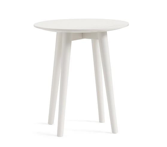 Modern Spindle Side Table -Simply White - Image 0