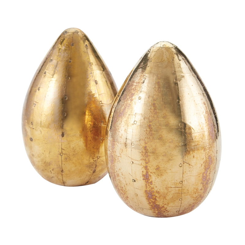 Pale Gold Metallic Egg (Set of 2) - Image 0