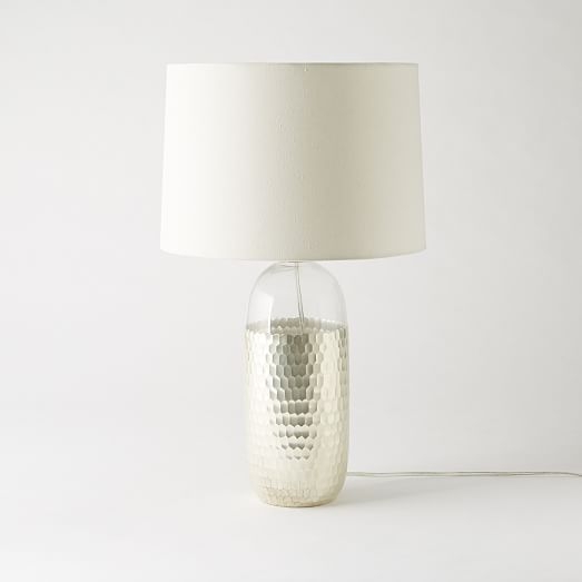 Metallic Honeycomb Table Lamp - Image 0