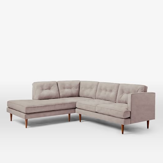 Peggy Mid-Century Terminal Chaise Sectional - Image 0