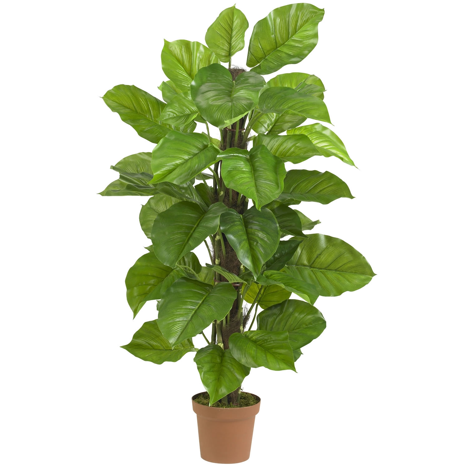 Nearly Natural Leaf Philodendron Tree in Pot - Image 0