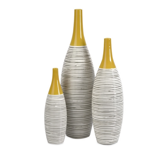 Andean Multi 3 Piece Glaze Vase Set - Image 0