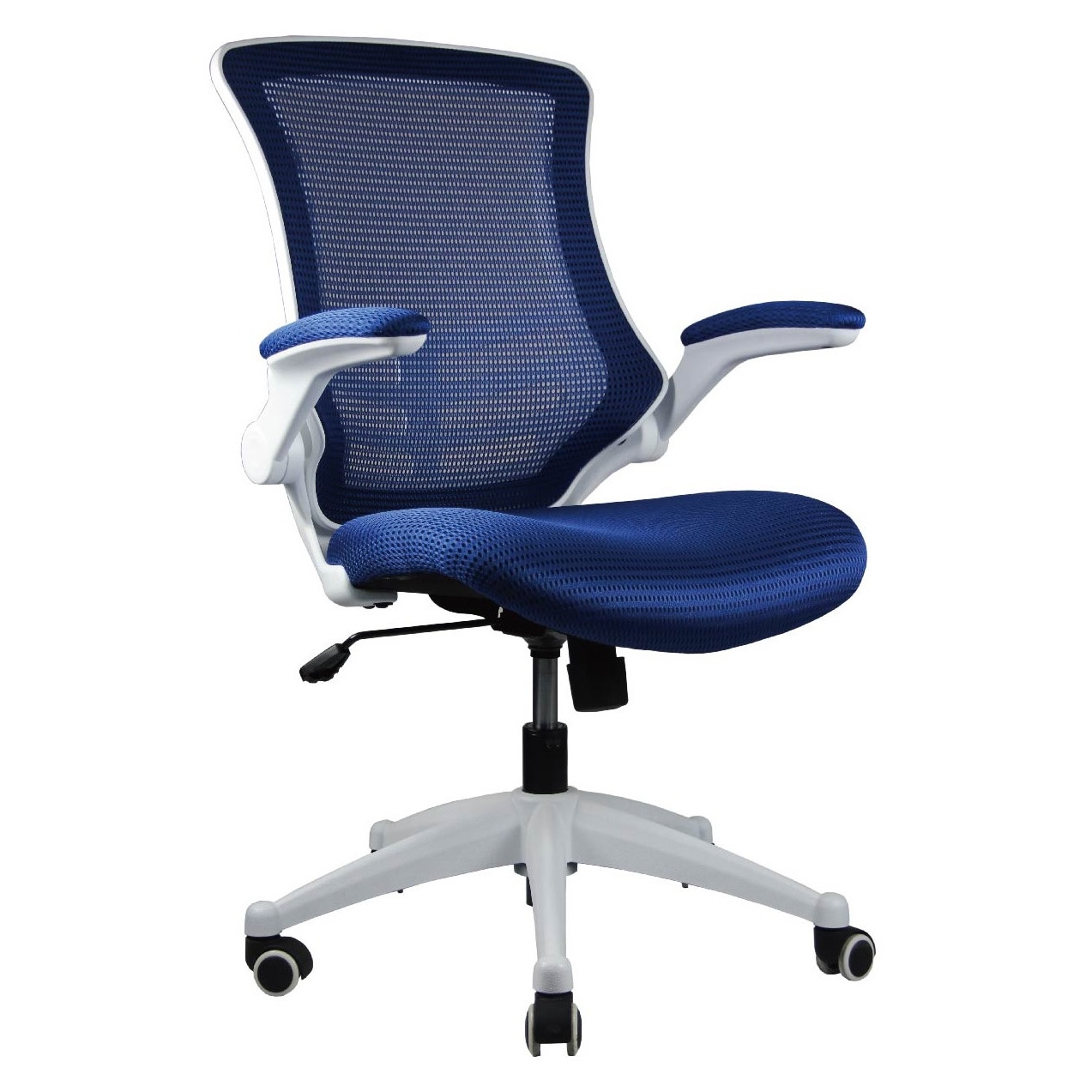 High-Back Mesh Conference Chair with Wheels - Image 0