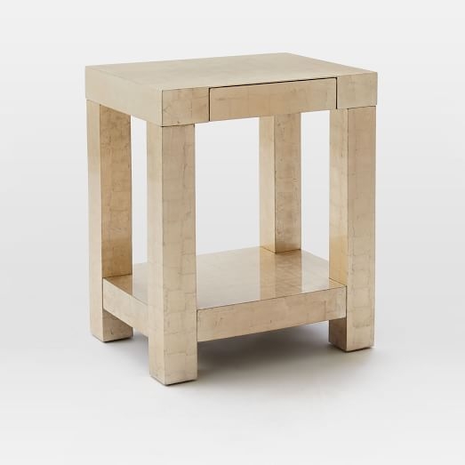 Parsons End Table - Champagne - Image 0
