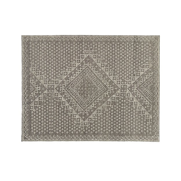 Mirren Grey Wool Oriental Rug - Image 0