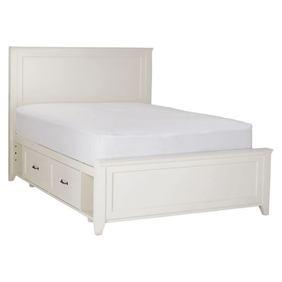 Hampton Storage Bed - Twin, White - Image 0