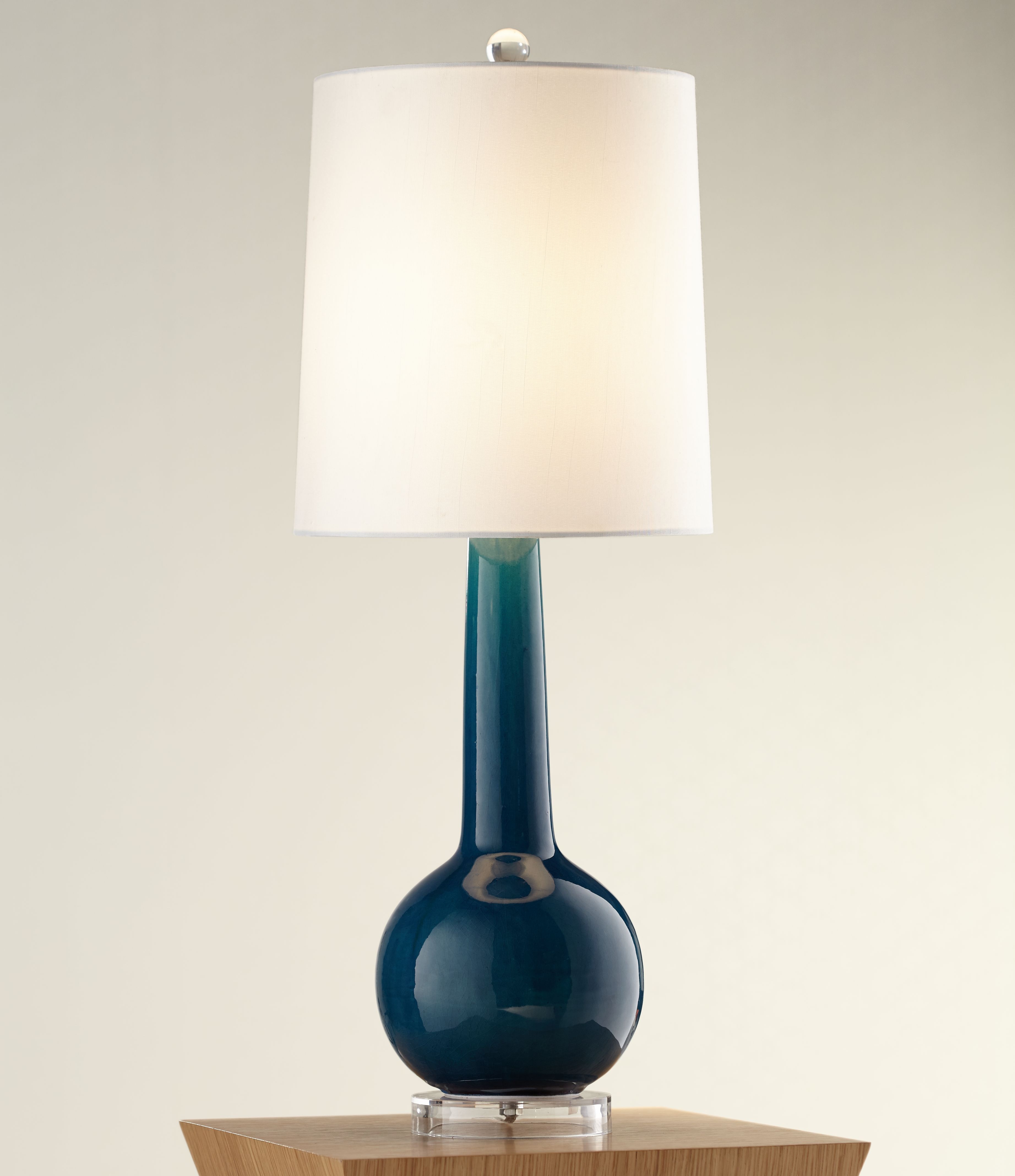 Emily Blue Ceramic Table Lamp - Image 0
