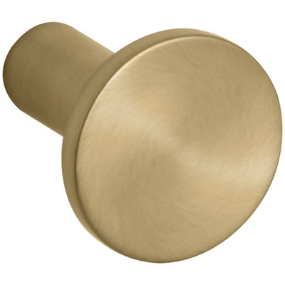 Purist Mushroom Knob - Vibrant Moderne Brushed Gold - Image 0