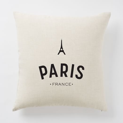 Around the World Pillow Cover - Paris - Image 0
