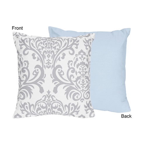 Avery Cotton Throw Pillow- 16"- Polyester/Polyfill - Image 0