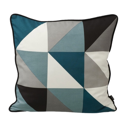 Remix Throw Pillow - blue - 20" - Down/Feather Insert - Image 0