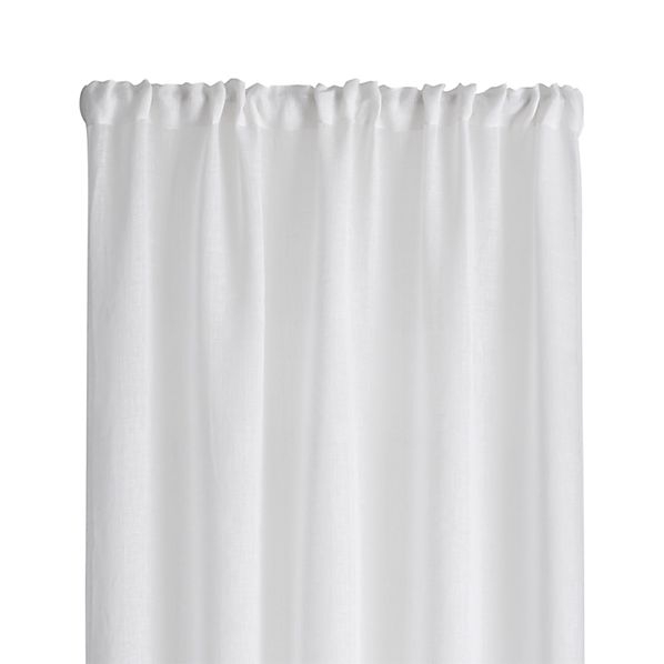 Linen Sheer Natural Curtains - Image 0