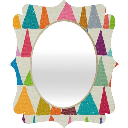 Nick Nelson Analogous Shapes in Bloom Quatrefoil Mirror - Image 0