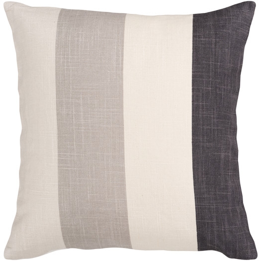 Striking Stripe Throw Pillow, down fill - Image 0