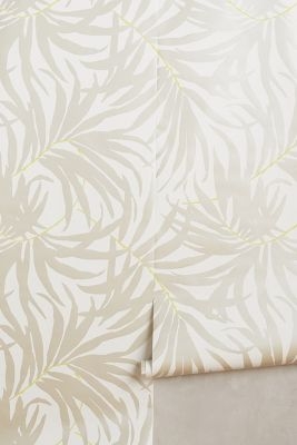 Frond Silhouette Wallpaper - Light Grey - Image 0