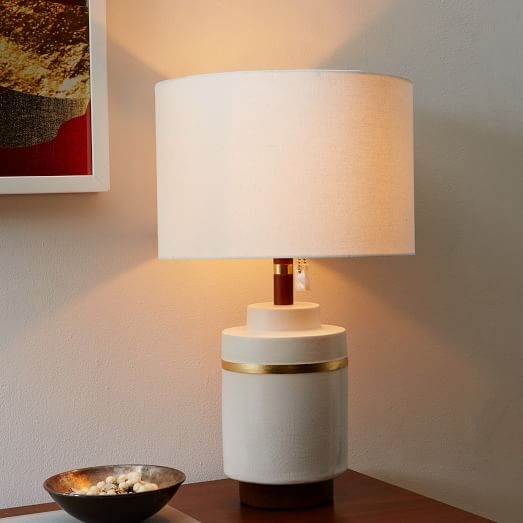 Roar + Rabbit Crackle Glaze Ceramic Table Lamp - Small - Image 0
