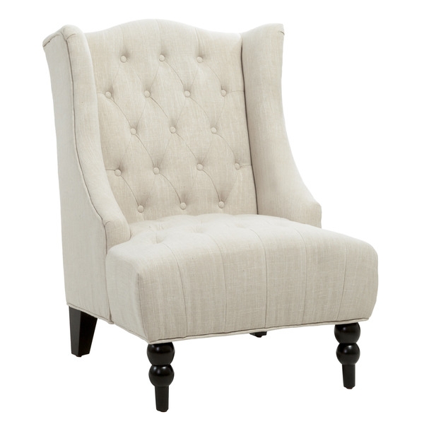 Christopher Knight Home Toddman Fabric High Back Club Chair - Image 0