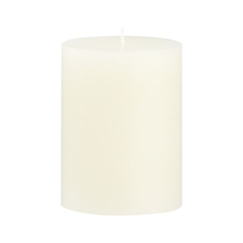 Ivory 3"x4" Pillar Candle - Image 0
