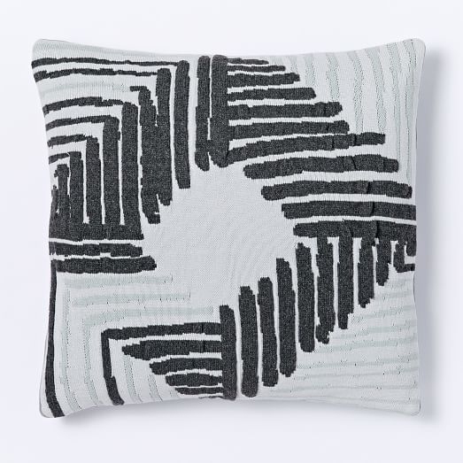 Abstract Diamond Knit Pillow Cover - Image 0