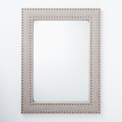 Upholstered Wall Mirror - Image 0