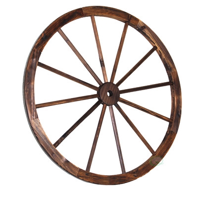 Decorative Antique Wagon Garden Wheelby Quickway Imports - Image 0