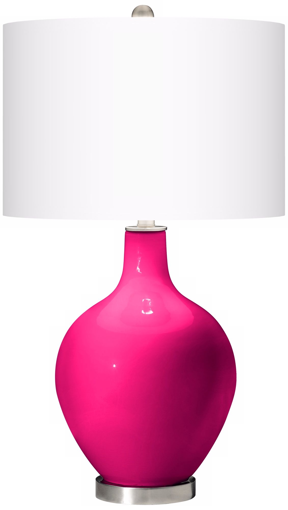 French Burgundy Ovo Table Lamp - Image 0