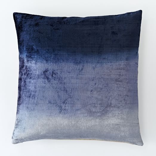Ombre Velvet Pillow Cover - Nightshade - 18" Sq - Insert sold seperately - Image 0