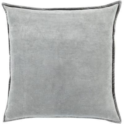 Surya Smooth Velvet Cotton Throw Pillow - Image 0