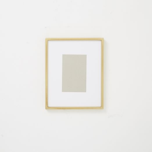 Gallery Frame - Polished Brass - 8.5"x10" - Image 0