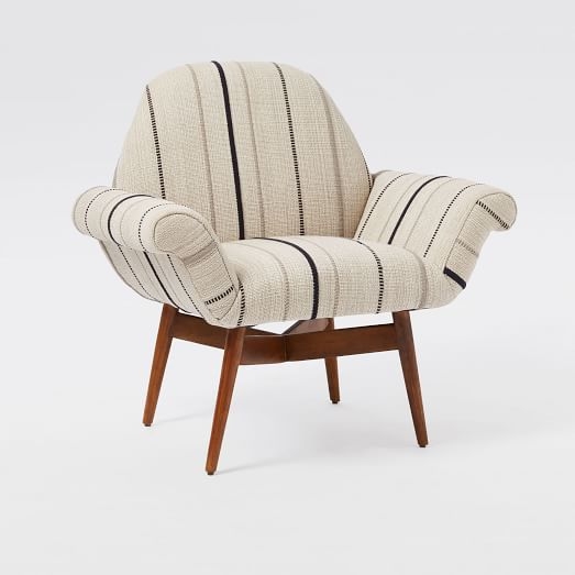 Orly Steven Alan Dhurrie Print  -Upholstered Chair - Image 0