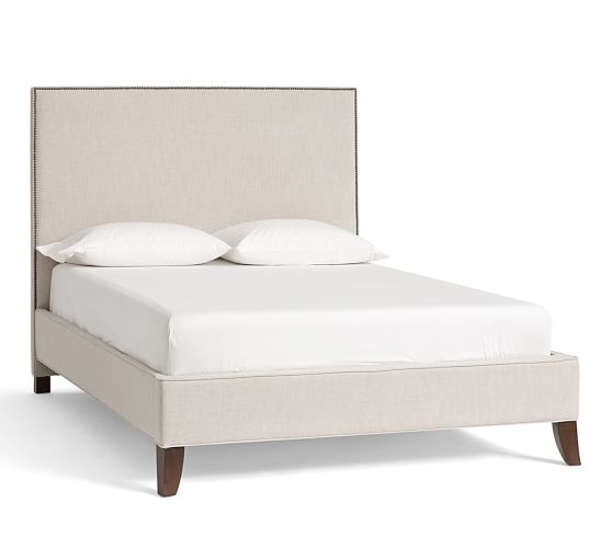 FILLMORE SQUARE UPHOLSTERED BED & HEADBOARD - Image 0