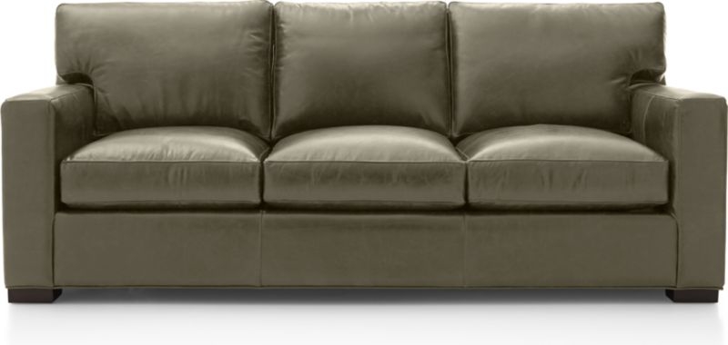 Axis II Leather 3-Seat Sofa - Storm - Image 0